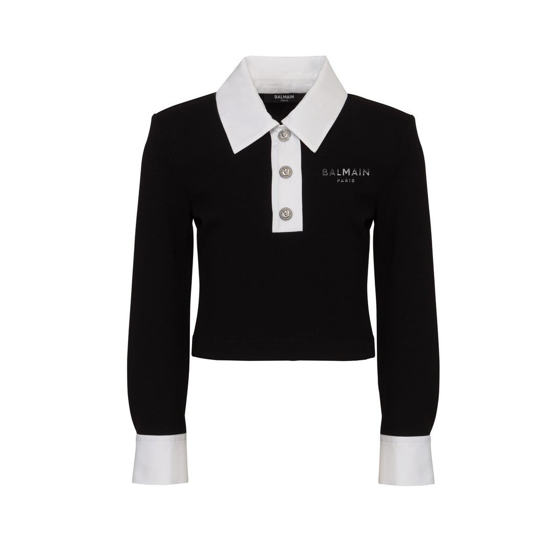 Balmain B&W Preppy Polo