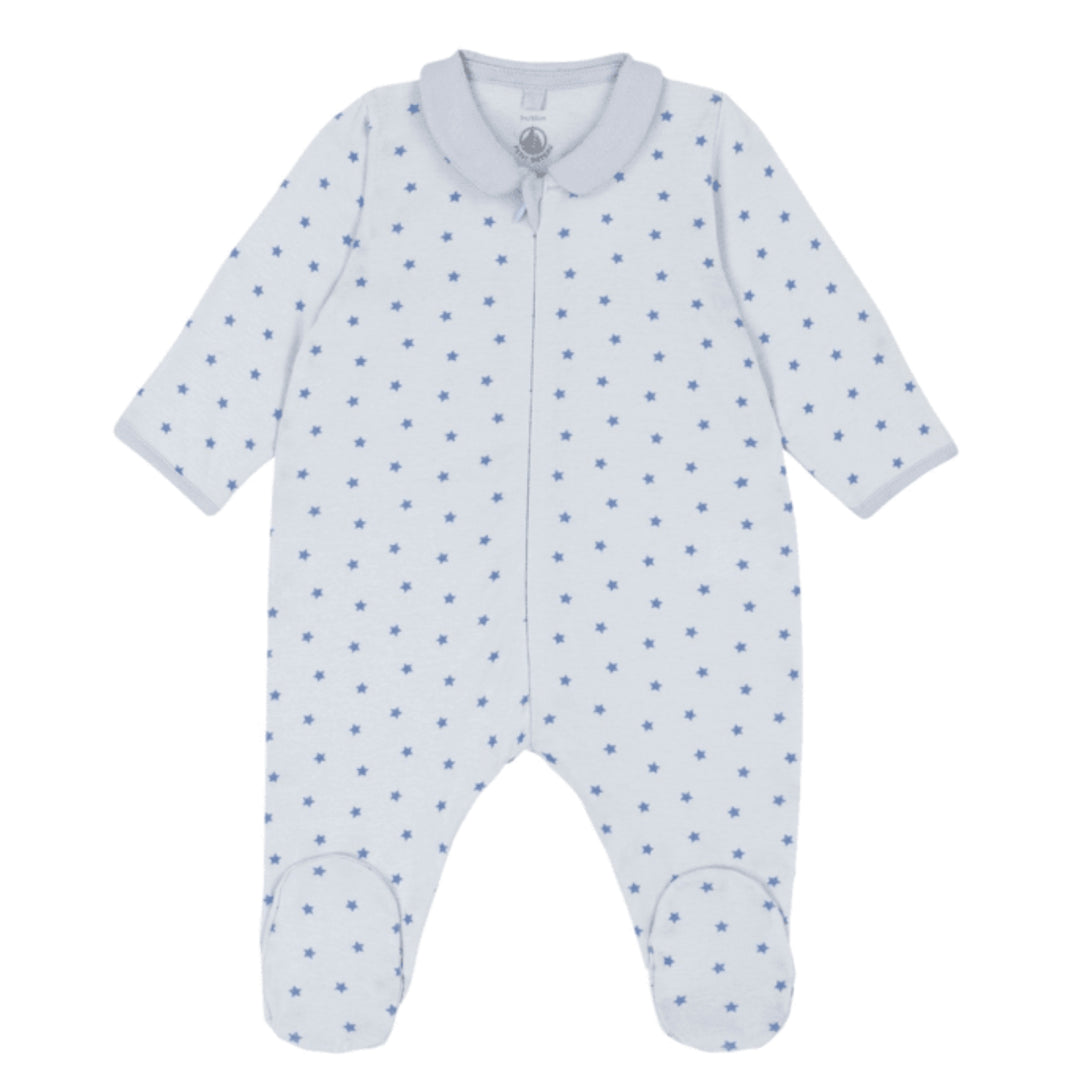 Petit Bateau Baby Boys Blue Stars Pyjama