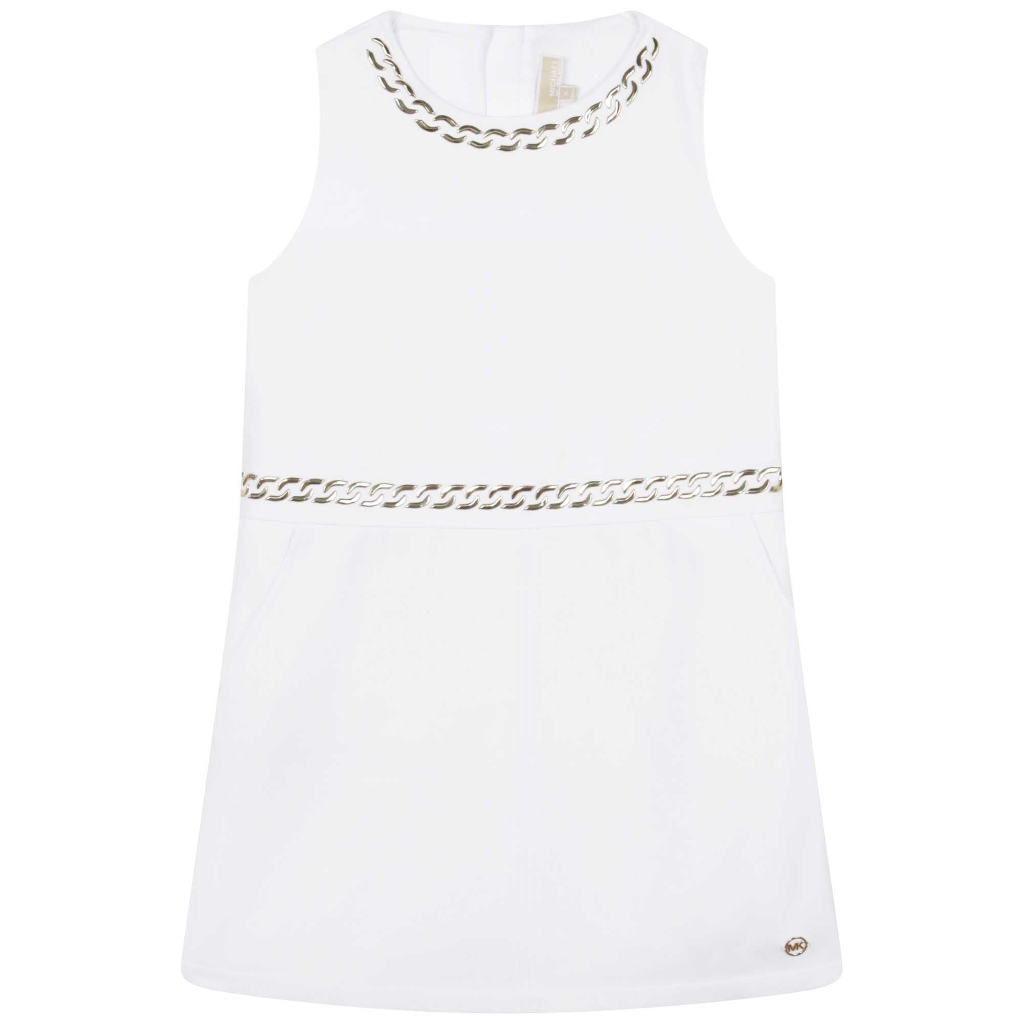 Michael Kors White Sleeveless Dress - Main Image
