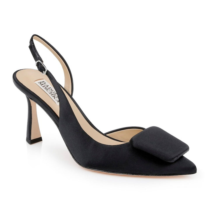 Badgley Mischka Womens Graciella Black Pumps