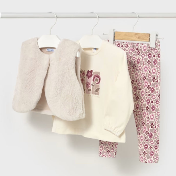 Mayoral Baby Girls Les Fleurs Ensemble