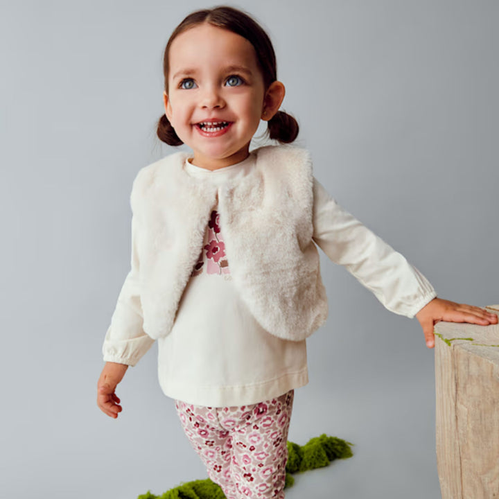 Mayoral Baby Girls Les Fleurs Ensemble