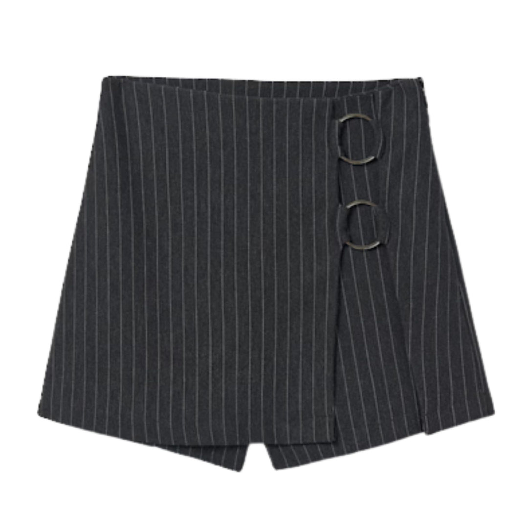 Mayoral Grey Striped Skort