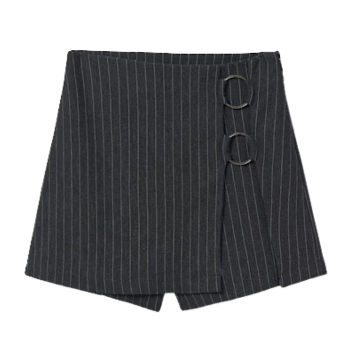 Mayoral Grey Striped Skort
