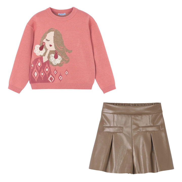 Mayoral Coral & Brown Ensemble