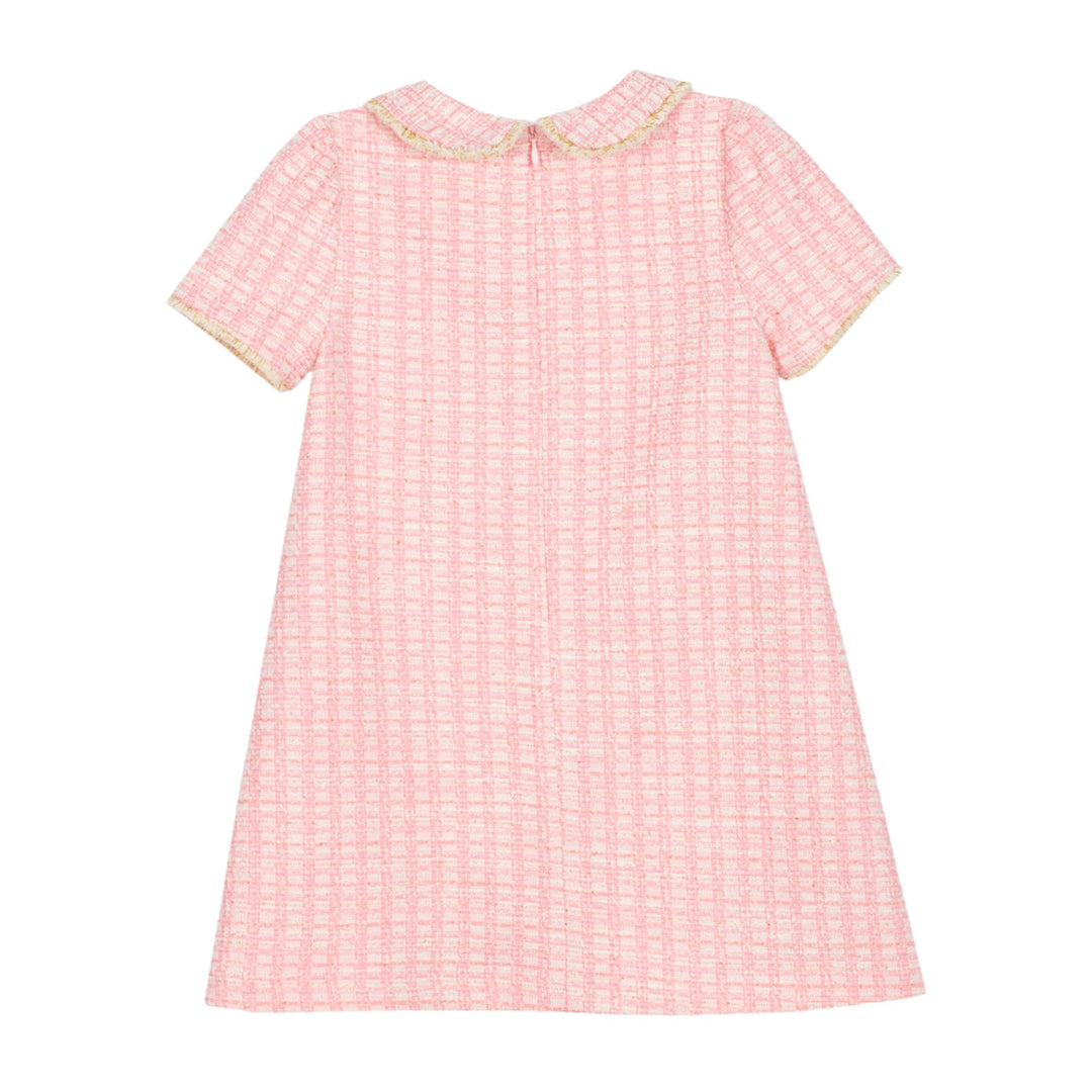 Patachou Pink Tweed Dress