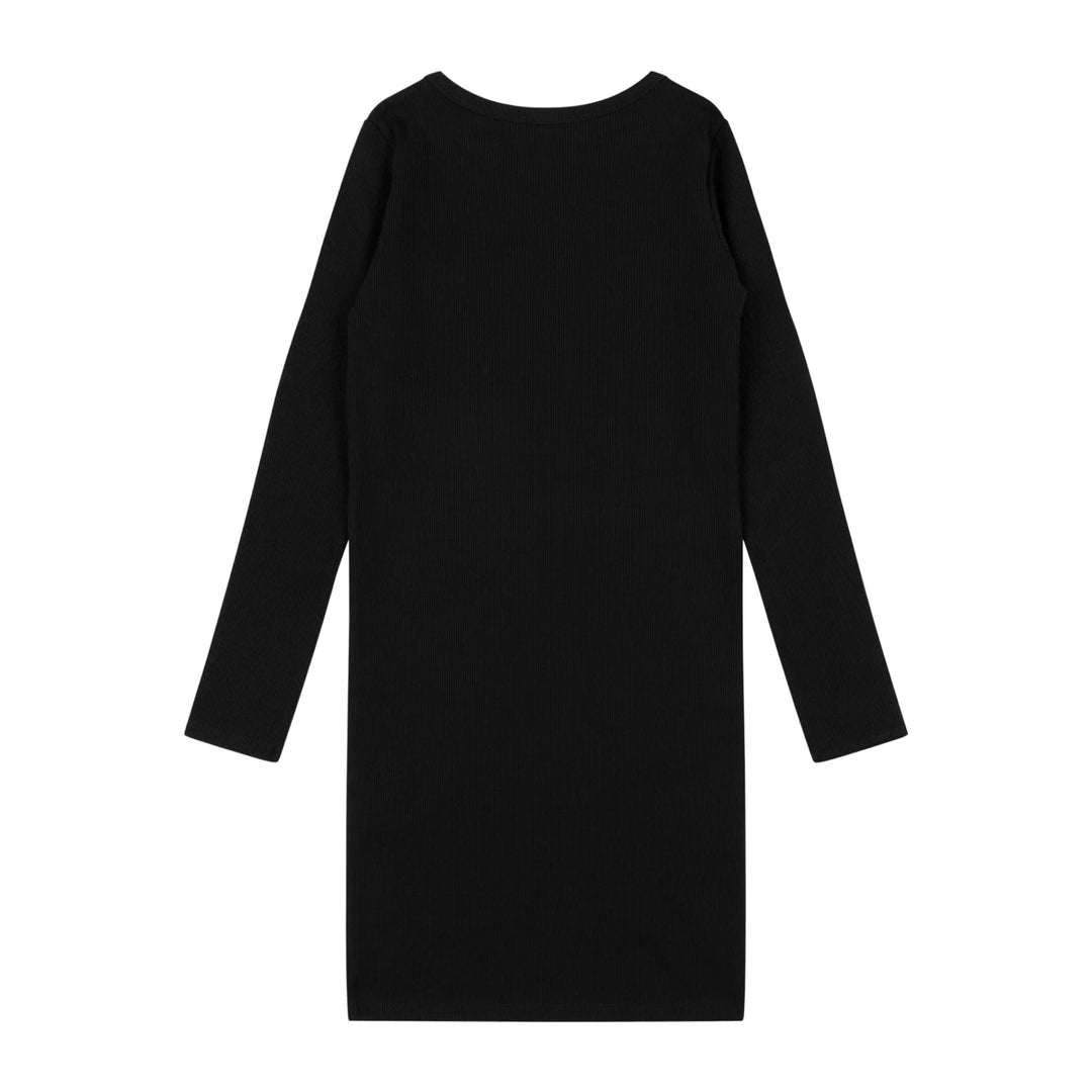 Moschino Laurel Crown Rib Dress