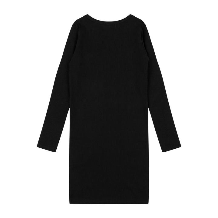 Moschino Laurel Crown Rib Dress