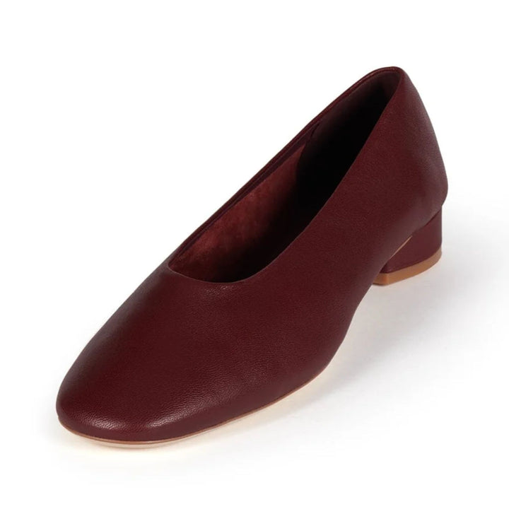 Jeffrey Campbell Womens Trustee Burgundy Ballerinas