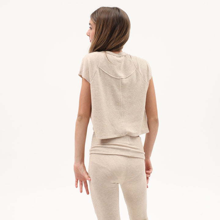 Tenly Cozy Beige T-Shirt