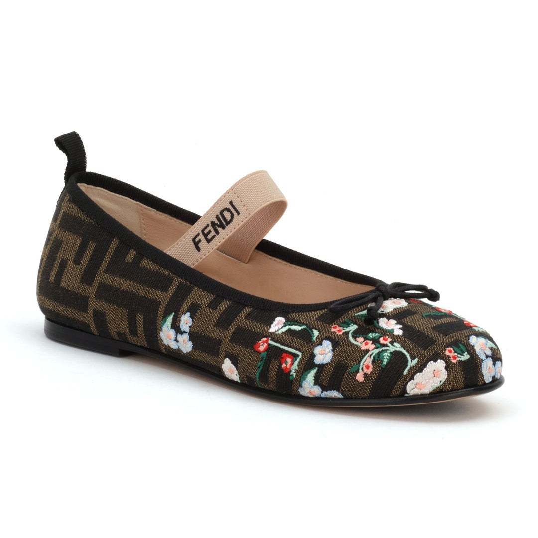 Fendi Floral Ballerina