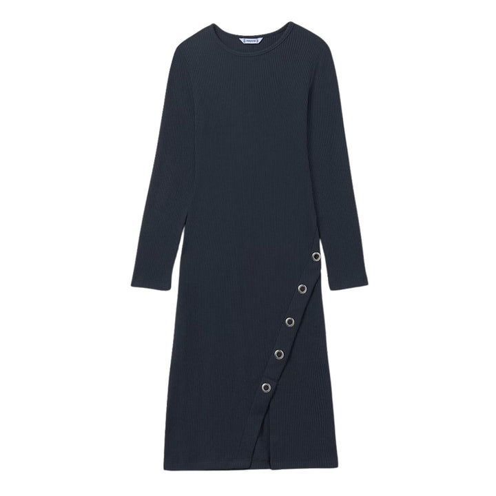 Mayoral Rib Knit Navy Dress