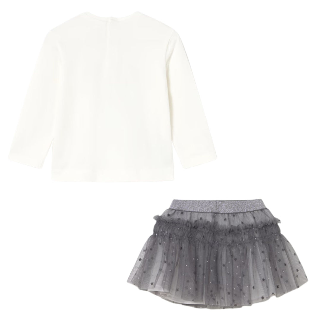 Mayoral Baby Girls Silver Ensemble