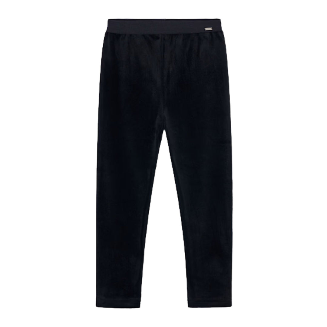 Mayoral Velvet Black Leggings