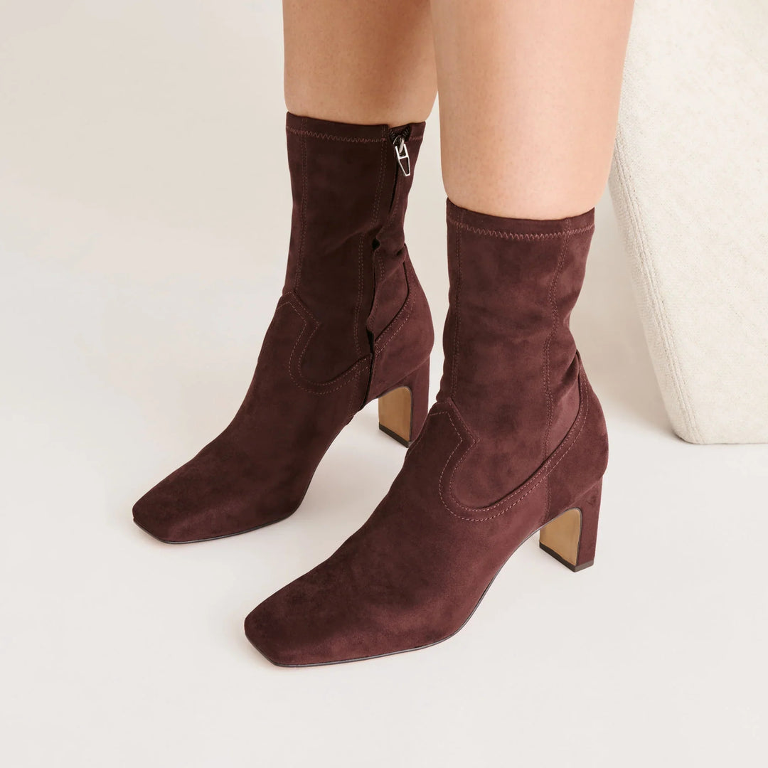 Dolce Vita Womens Roan Mahogany Boots