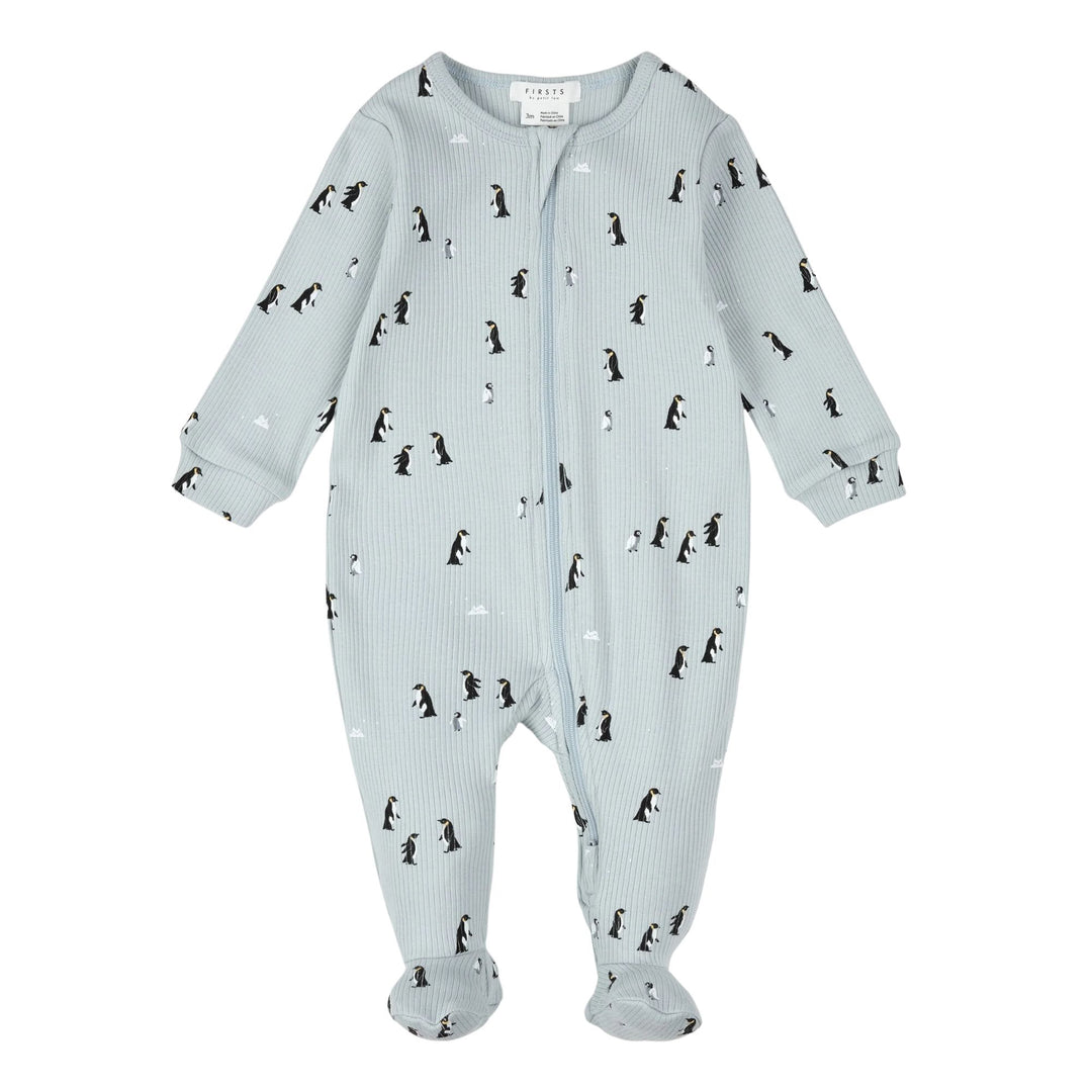 Petit Lem Baby Boys Penguin Print Pyjama