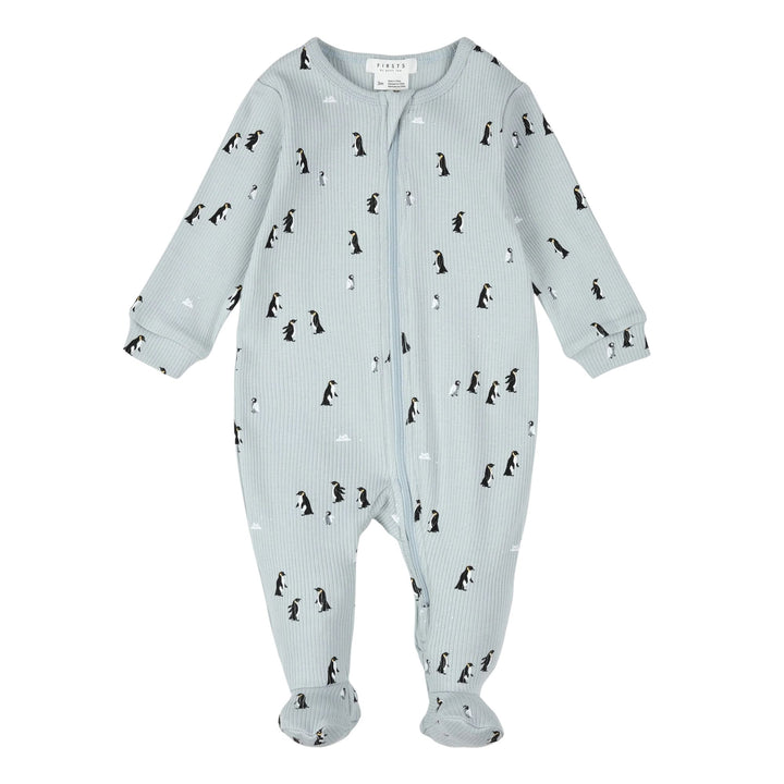 Petit Lem Baby Boys Penguin Print Pyjama
