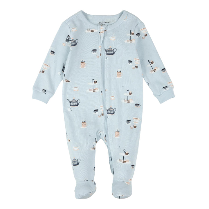 Petit Lem Baby Tea Party Print Pyjama