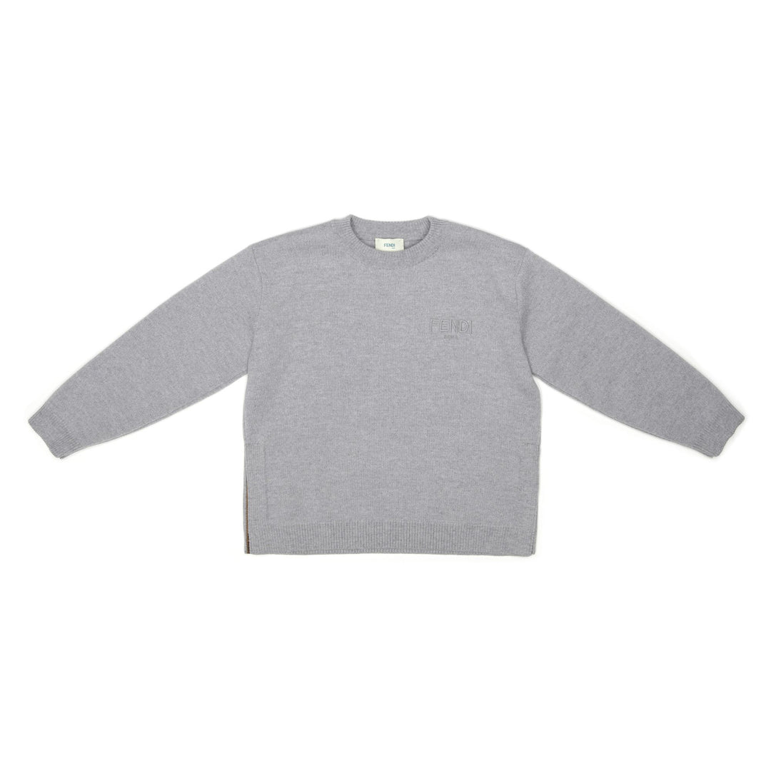 Fendi Grey Wool Sweater