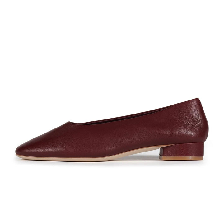 Jeffrey Campbell Womens Trustee Burgundy Ballerinas
