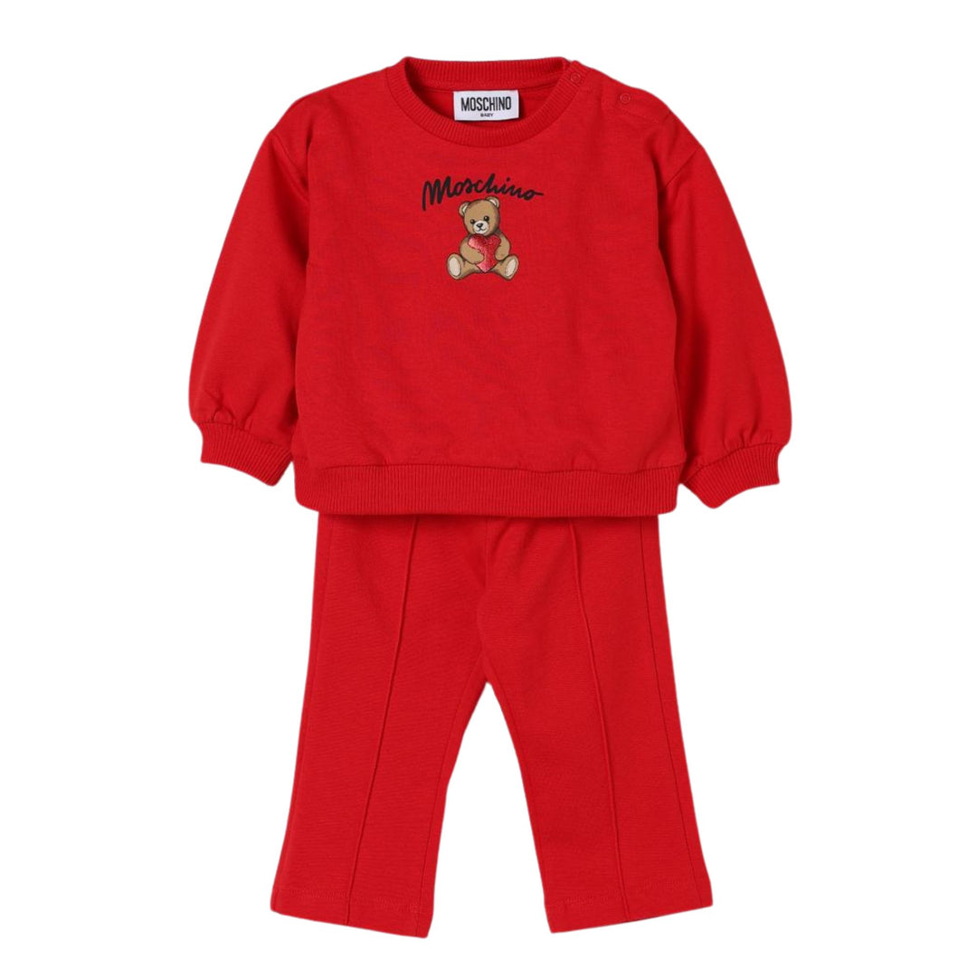 Moschino Baby Girls Red Ensemble