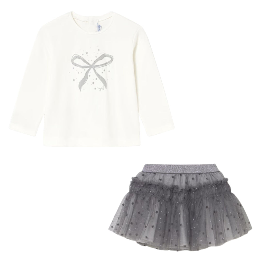 Mayoral Baby Girls Silver Ensemble