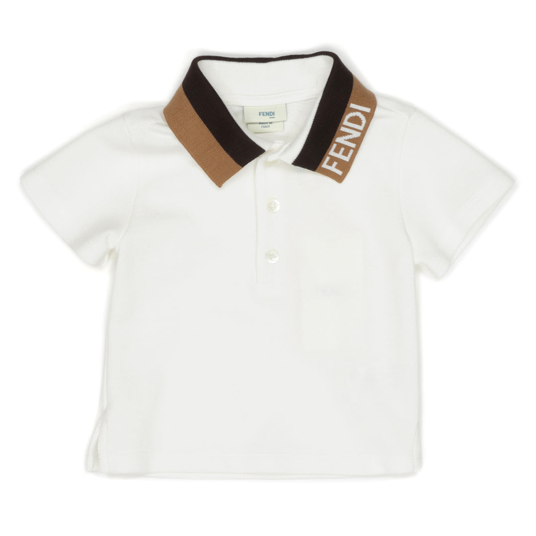 Fendi Baby Boys White Polo