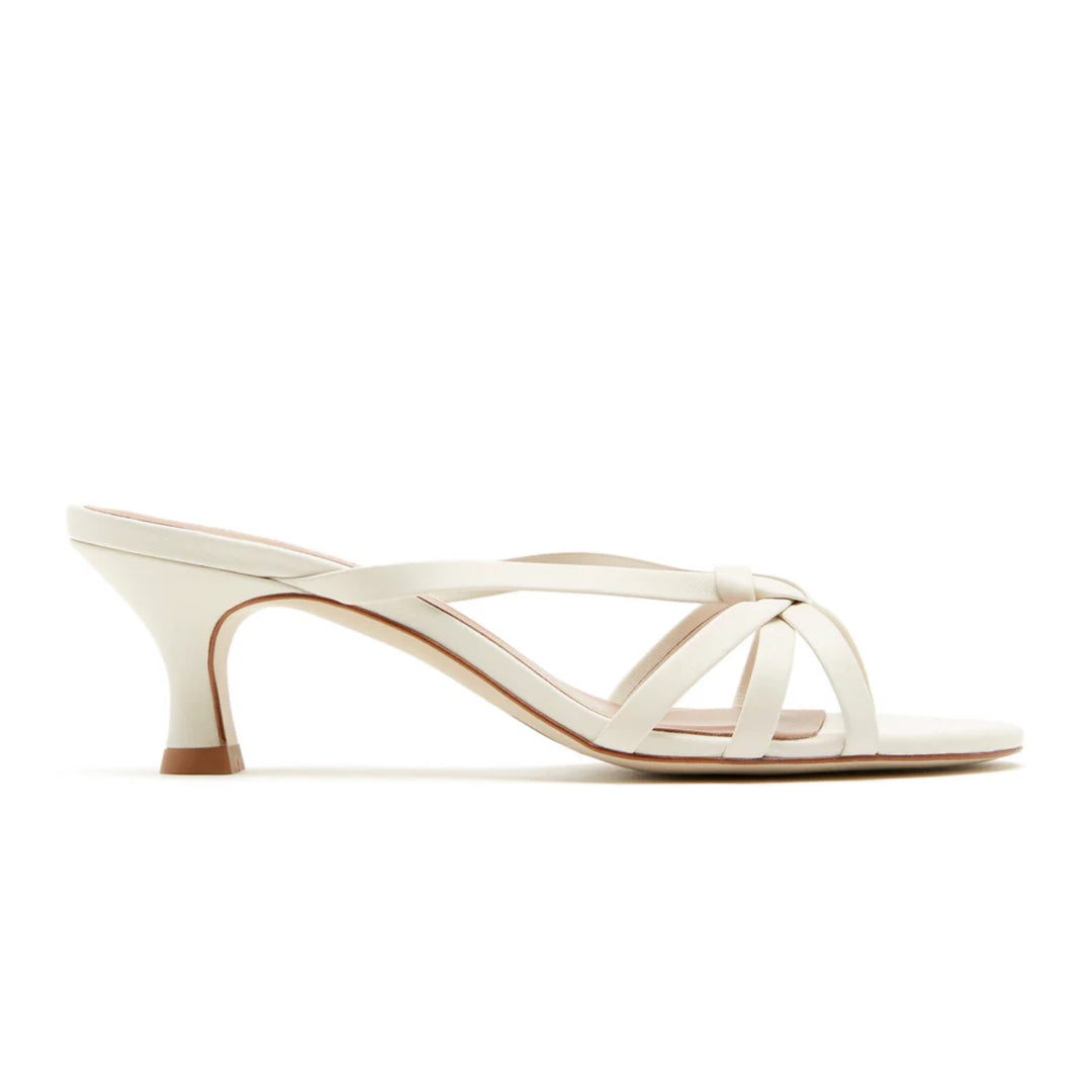 Sister X Soeur Womens Eden Cream Kitten Heels
