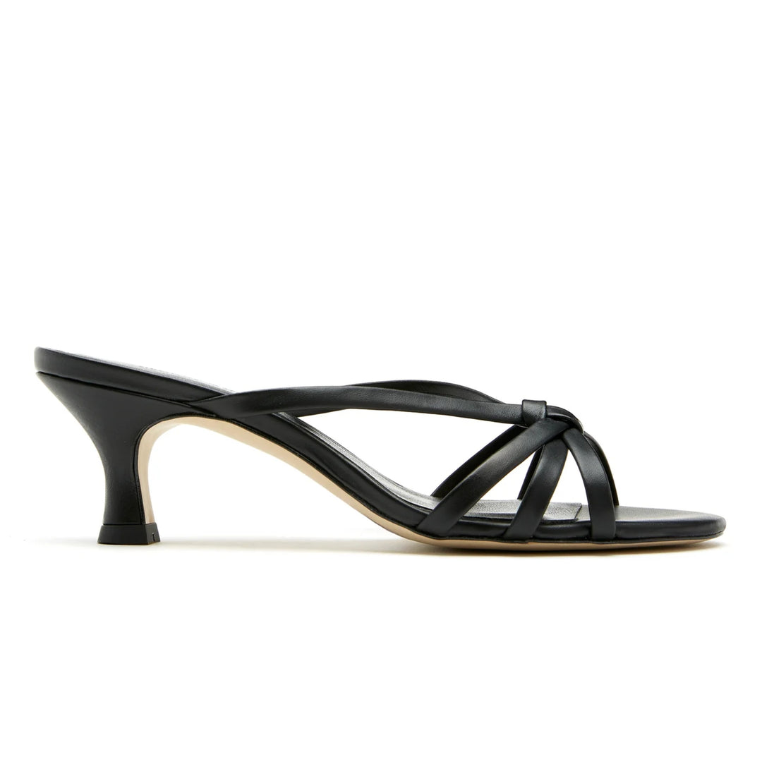 Sister X Soeur Womens Eden Black Kitten Heels