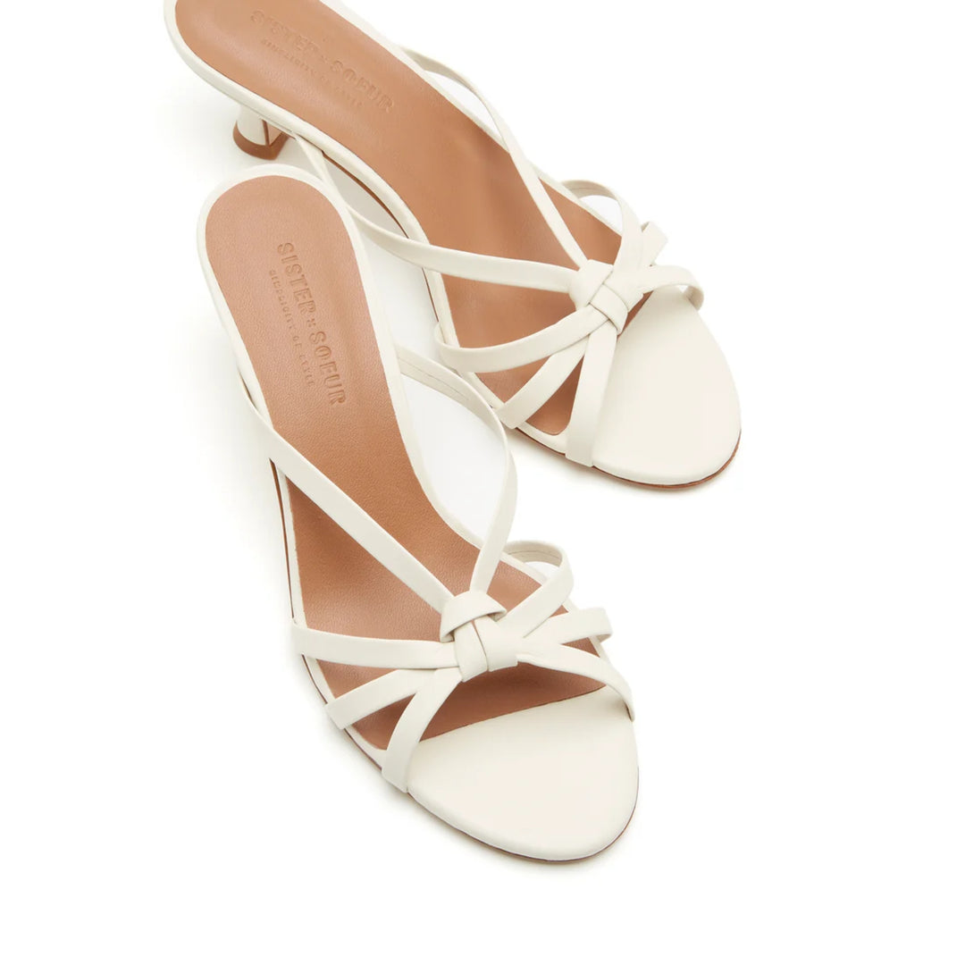 Sister X Soeur Womens Eden Cream Kitten Heels
