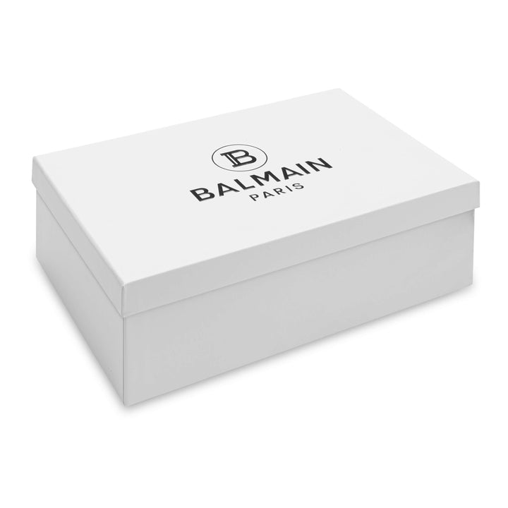 Balmain Black Leather Loafers