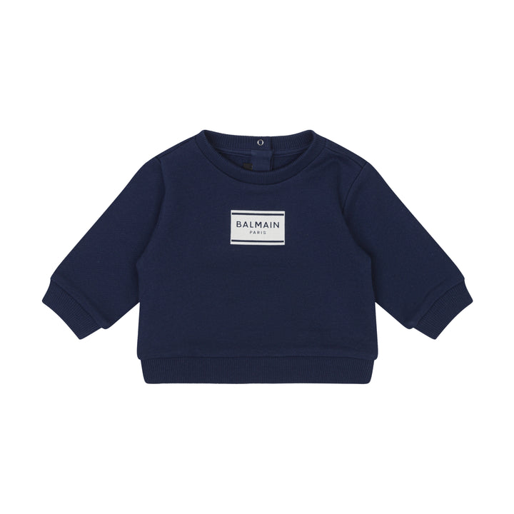 Balmain Baby Boys Navy Sweatsuit