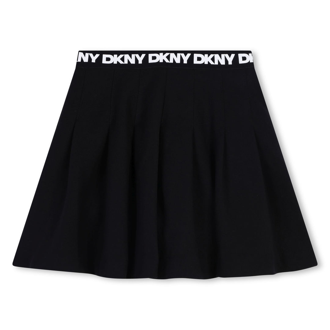 DKNY Black Pleated Skirt