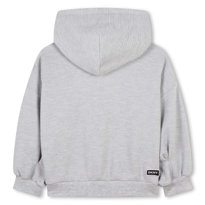 DKNY Grey Waffle Hoodie