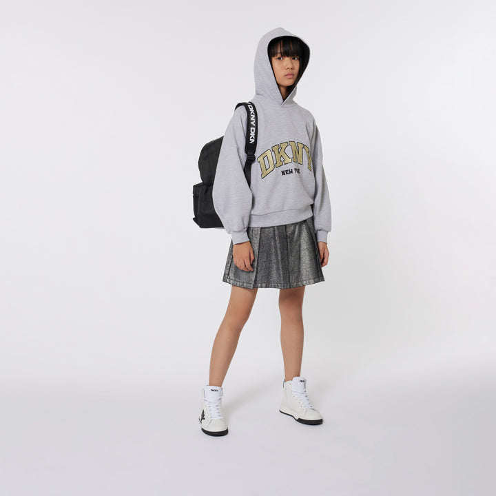 DKNY Grey Waffle Hoodie