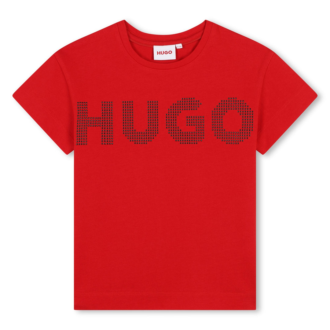 Hugo Stud Logo Red T-Shirt