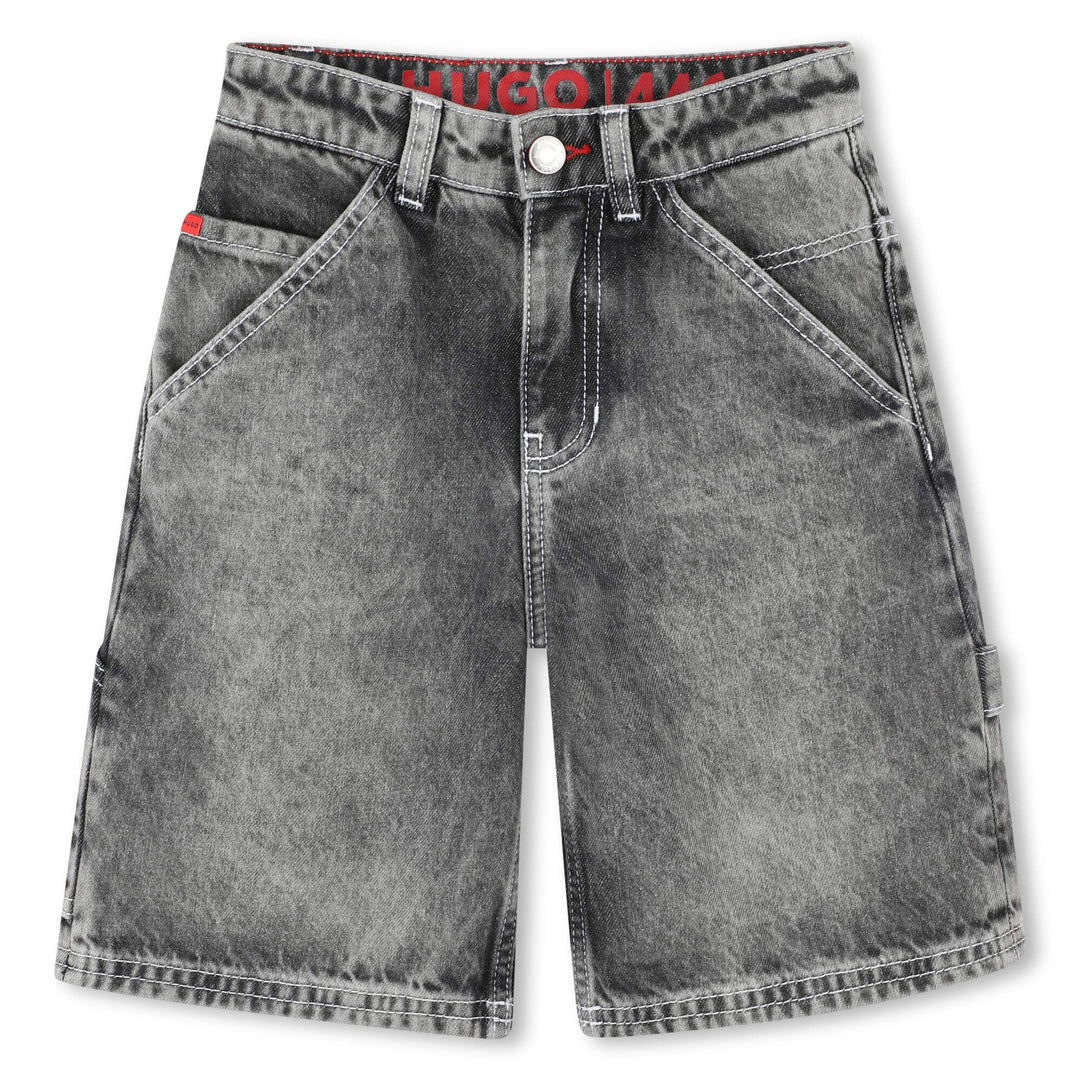 Hugo Dark Grey Jean Shorts
