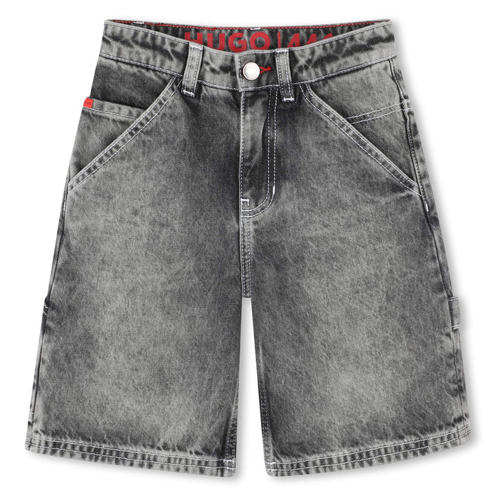 Hugo Dark Grey Jean Shorts