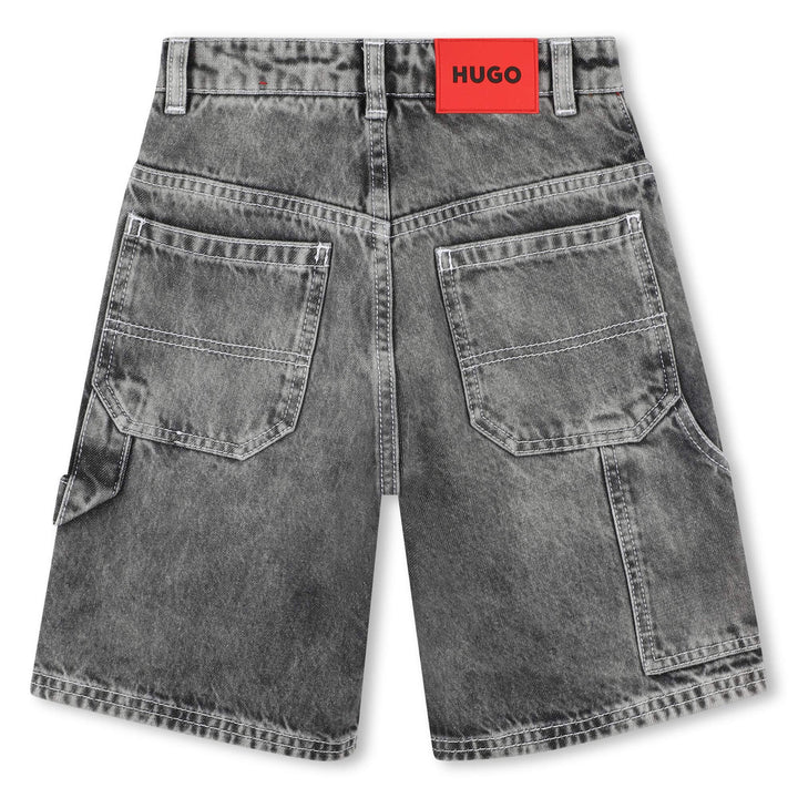 Hugo Dark Grey Jean Shorts