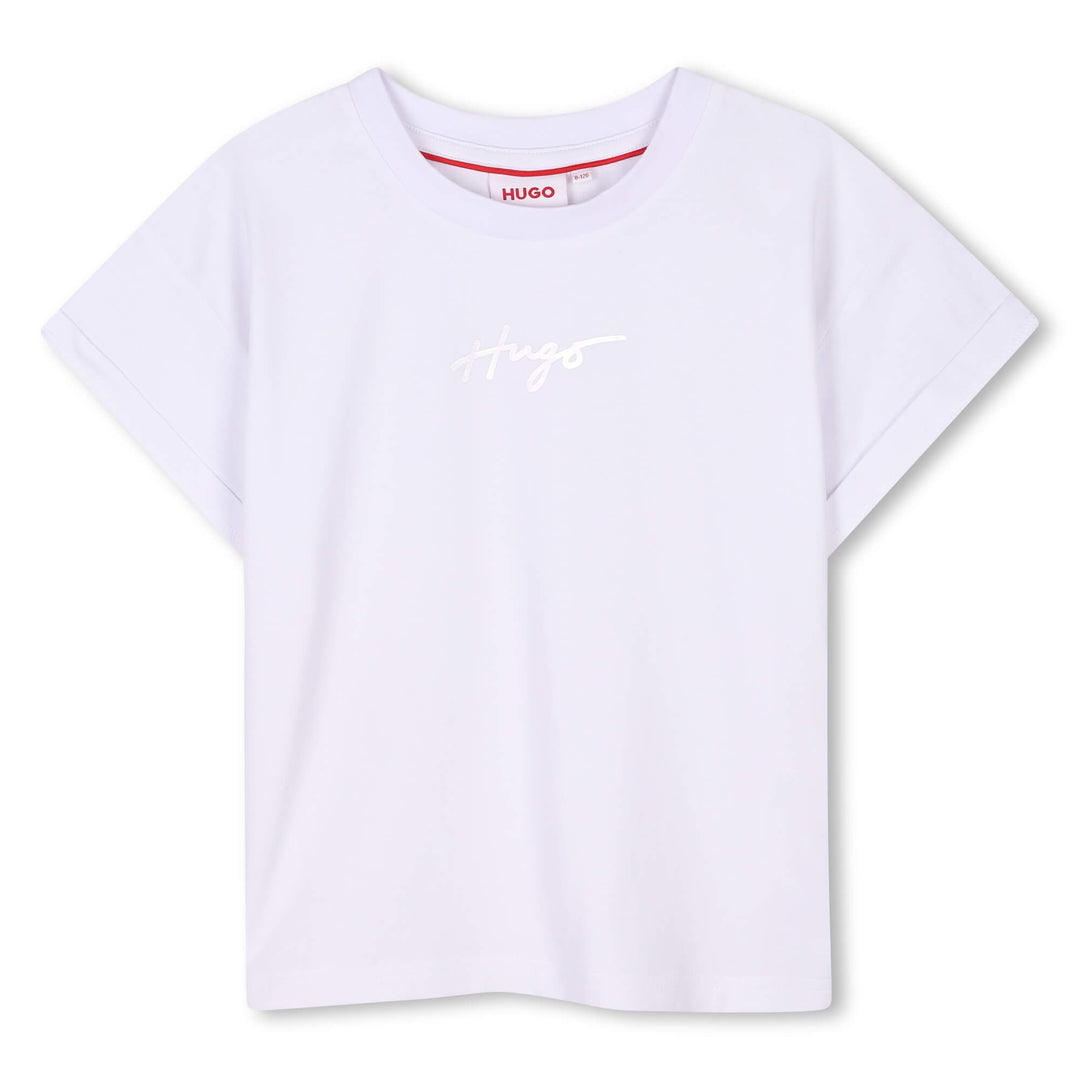 Hugo Iridescent Logo T-Shirt