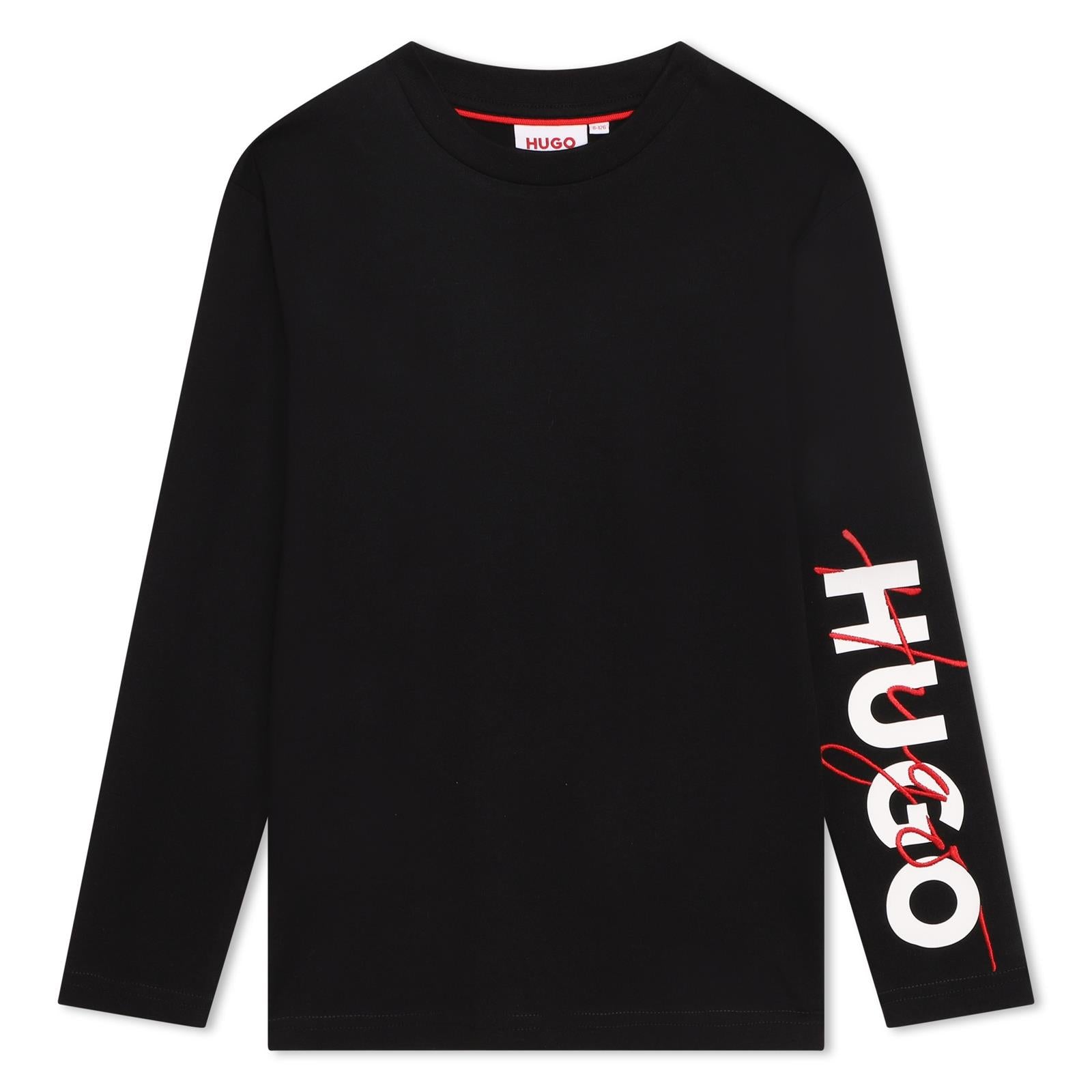 Hugo Long-Sleeve Black Top