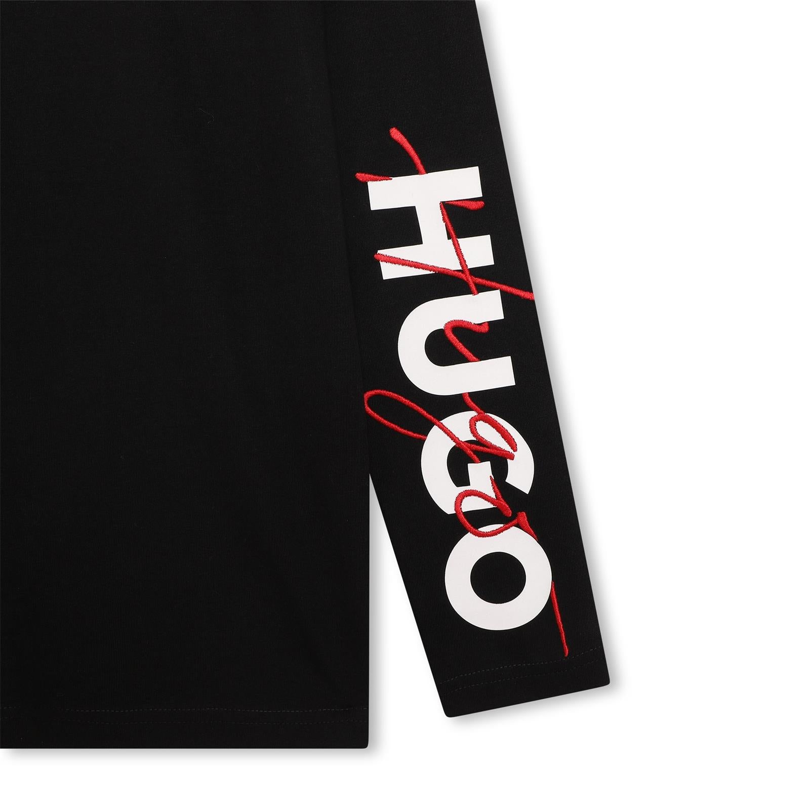 Hugo Long-Sleeve Black Top