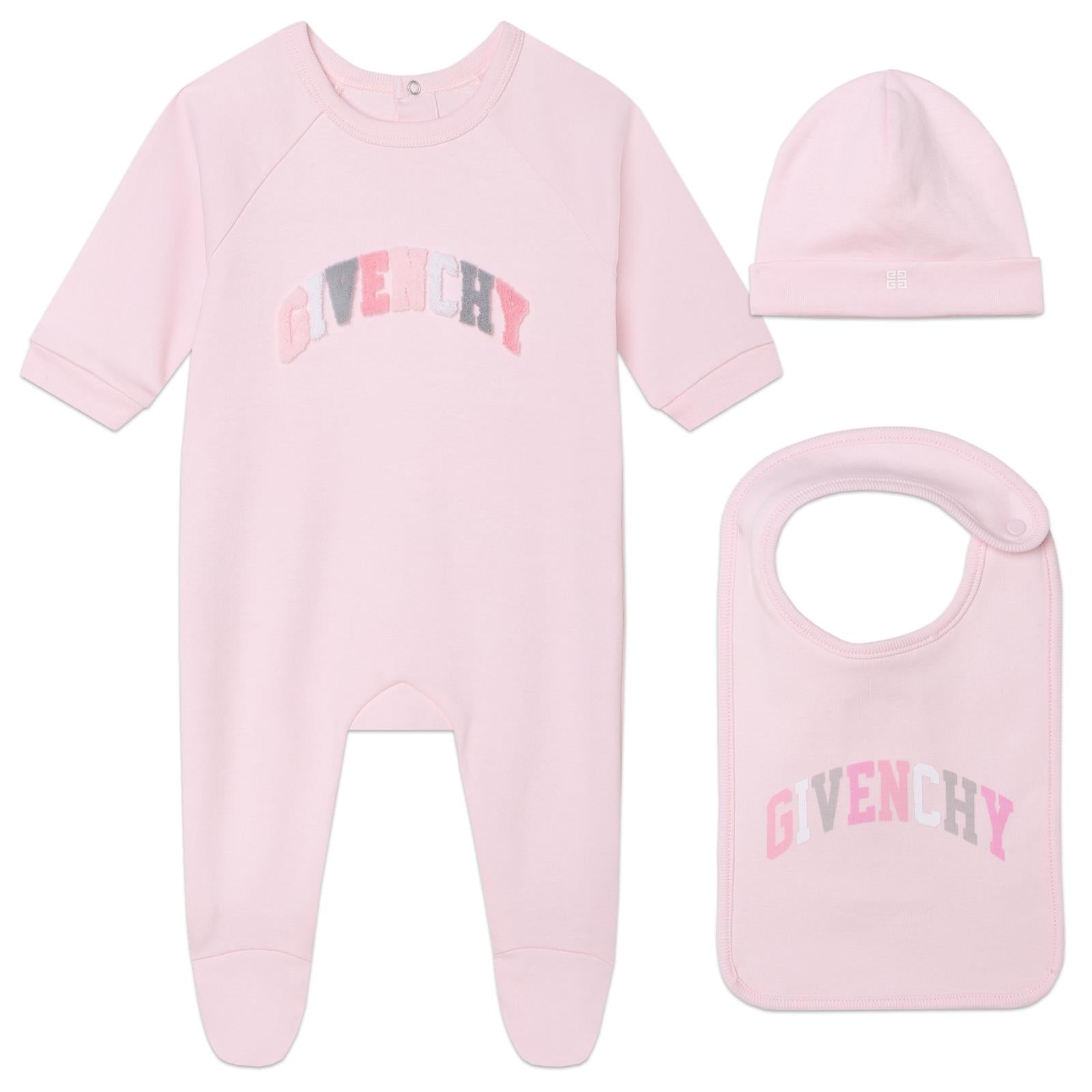 Givenchy Baby Girls Pink Pyjama Ensemble
