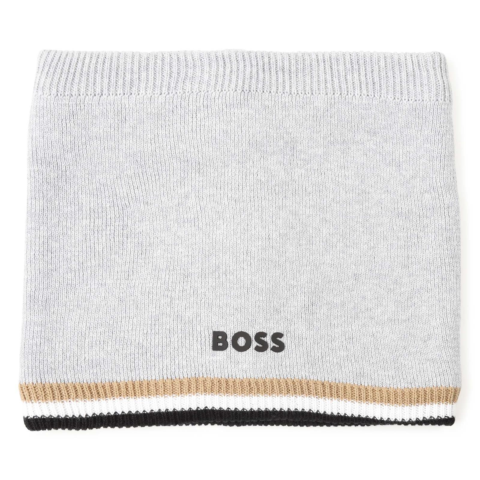 Hugo Boss Baby Boys Grey Snood