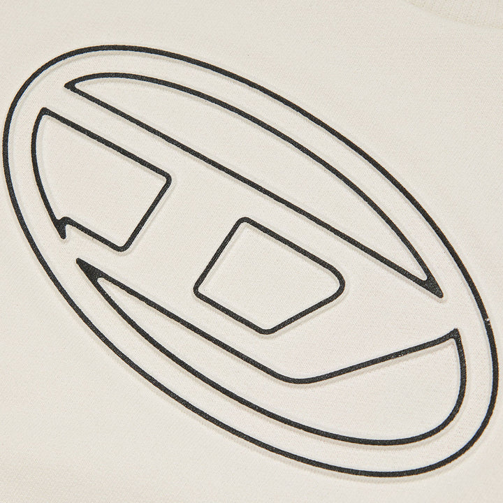Diesel Logo Ivory Sweatshirt