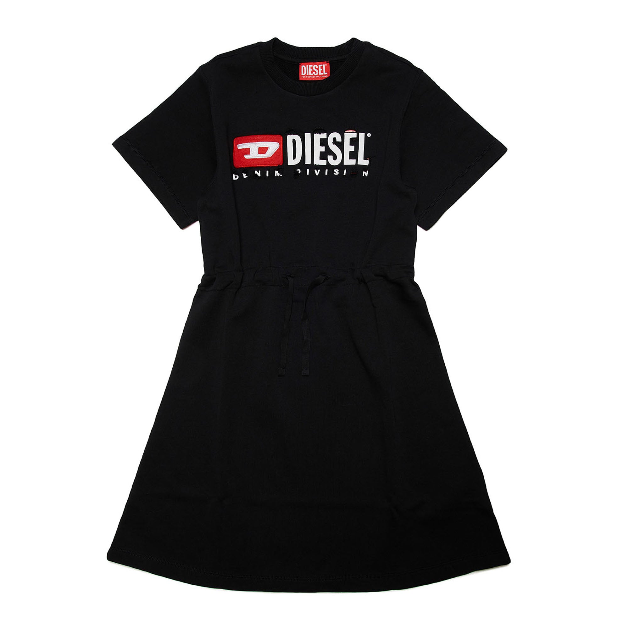 Diesel Drawstring Black Dress