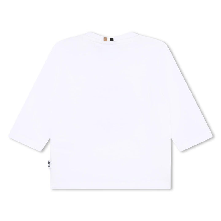 Hugo Boss Baby Boys Emblem White Top