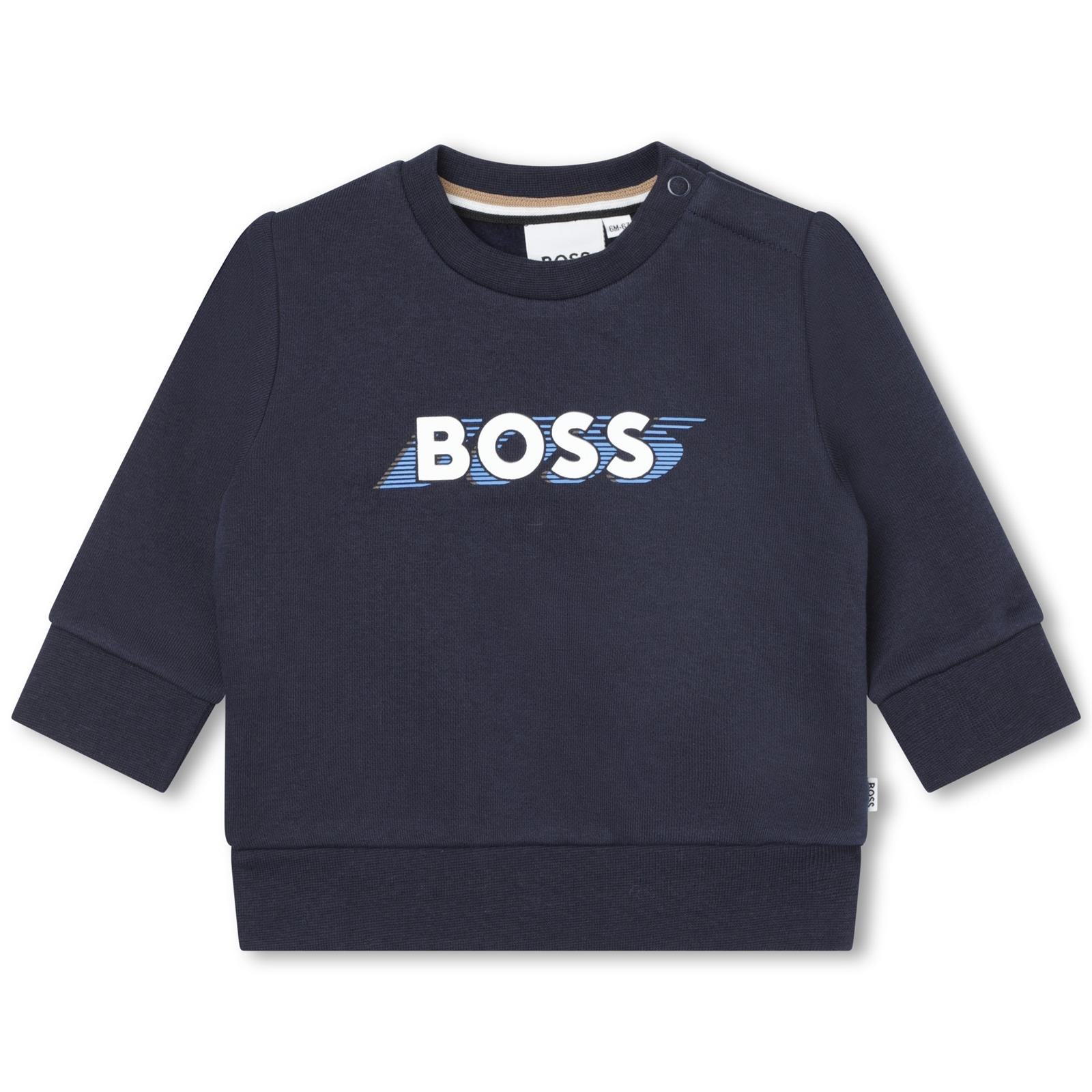 Hugo Boss Baby Boys Navy Sweatshirt