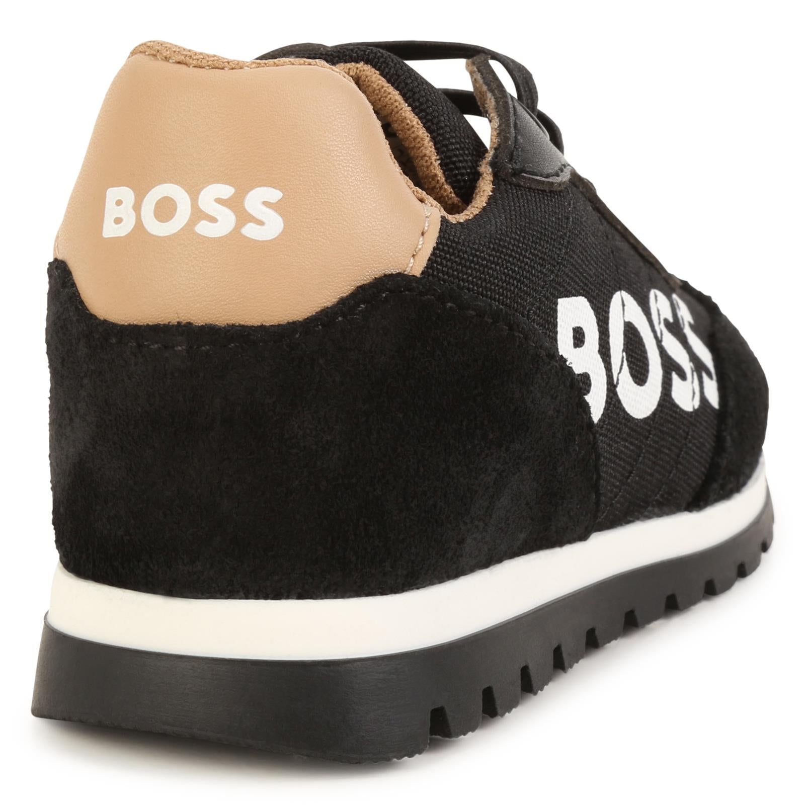 Hugo Boss Baby Boys Black Sneakers