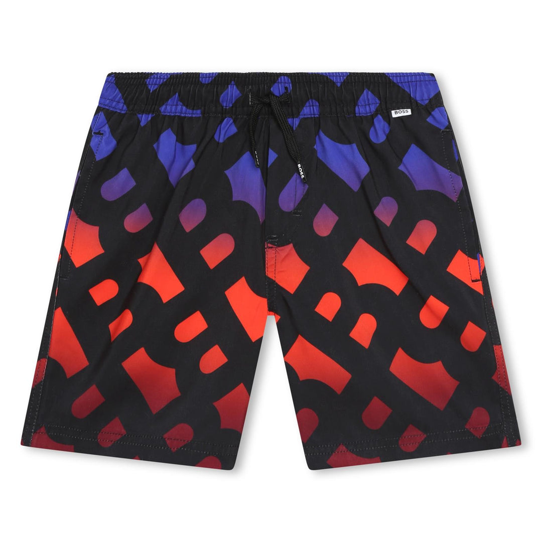 Hugo Boss Gradient Monogram Swim Shorts